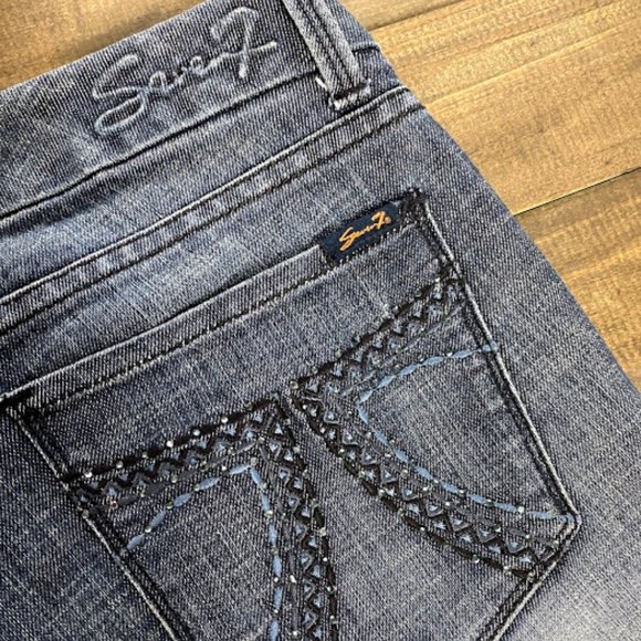 Seven7 Bootcut Jeans Size 12 - Picture 5 of 8